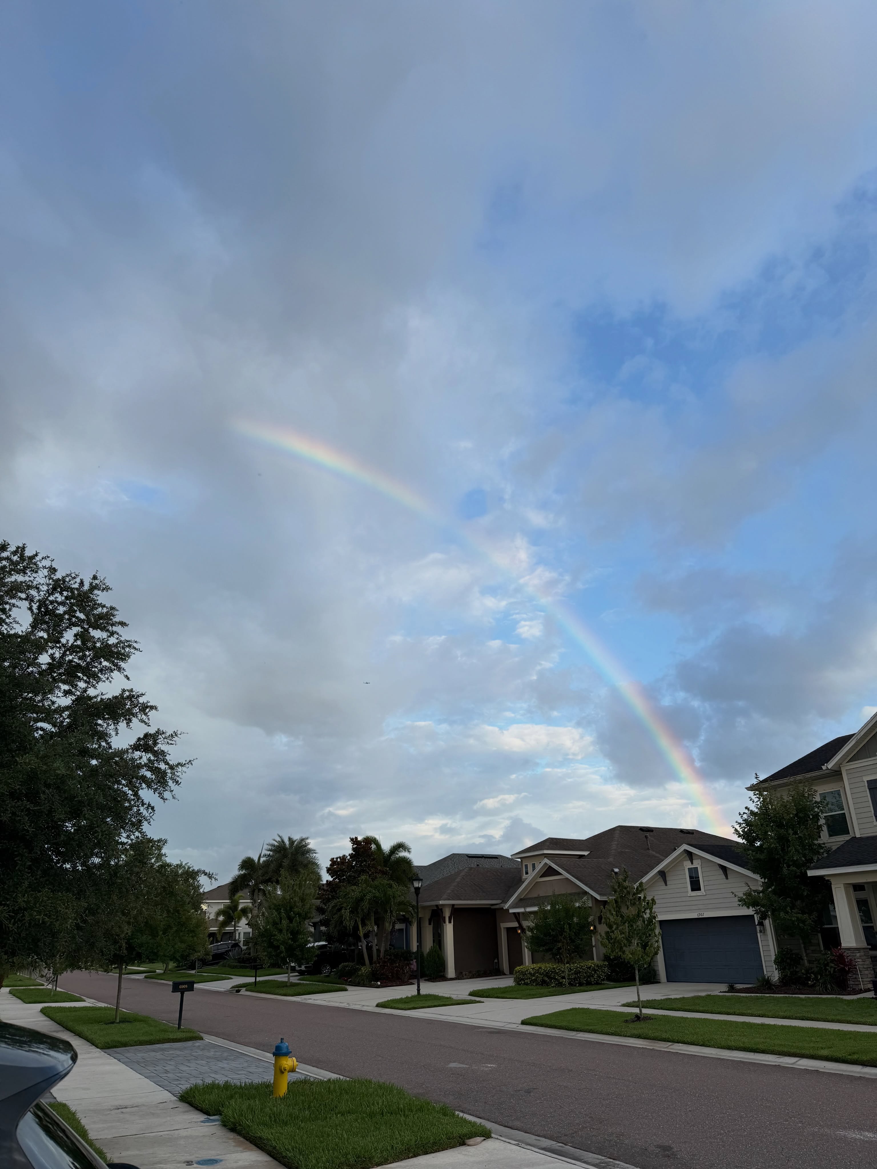 What does a rainbow symbolize to you? Does it lead to a pot of gold? To me, a rainbow symbolizes hope and opportunity.

Life, for us, has been stressful for the last nine months. The job market is not what it used to be and my so deserving husband has been on the continual hunt for a job, leaving me as our sole provider. The amount of pressure and stress to make sure our family is taken care of, fed, happy and thriving is indescribable. 

Everyone keeps telling me that our break is right in front of us so when I walked out of my house for a walk this evening and saw this rainbow, it gave me hope to believe that they are right.

I hope that seeing this rainbow will help you to see that the answers, opportunities and good fortune is around the corner for you too! In this world, all we have is each other, so let’s continue to raise each other up and share positivity! 

#rainbow #sesrchingformypotofgold #goodfortune #togetherwearebetter